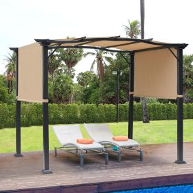 8' x 10' Retractable Pergola Canopy