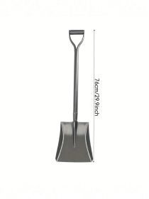 Large Shovel, Garden Shovel, Small Iron Shovel, Outdoor Digging Shovel, Spade For Growing Vegetables, Household Tools, Snow Shovel, Steel Shovel (Option: Flathead shovel)