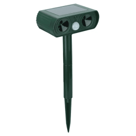 Ultrasonic Rat Repellent, Solar Motion Sensor, Rat Repellent IPX4 Waterproof, Suitable For Outdoor Use In Farms, Gardens, Courtyards (Color: Green)